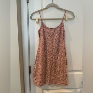 Brandy Melville Pink Floral Mini Kyran Dress
One Size XS/S Babydoll 90s